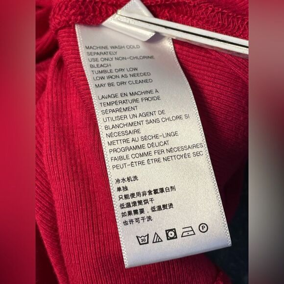 Free People Downtown Girl Cold Shoulder Ribbed Long Sleeve Tunic S - Picture 6 of 8